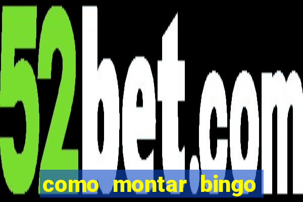 como montar bingo brinquedos toia